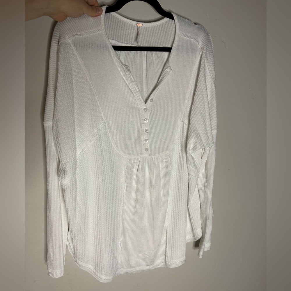 Medium white free people tunic